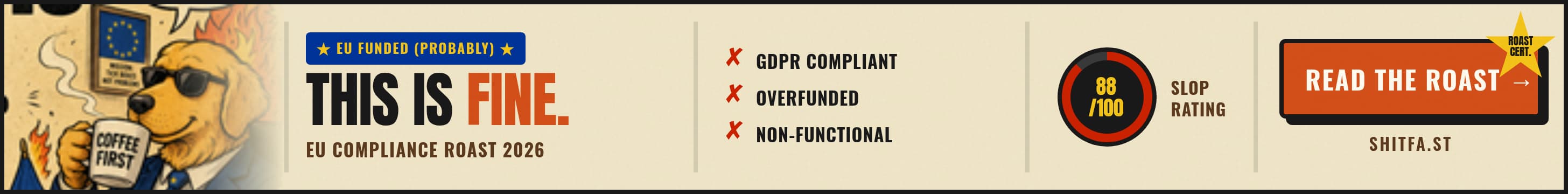 Europe Compliance Roast Banner